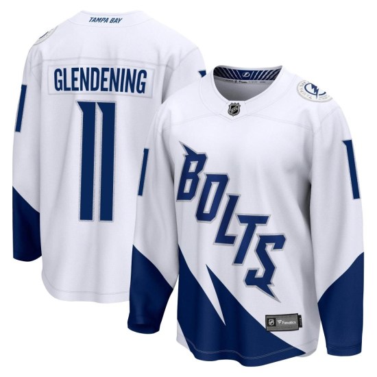 Luke Glendening Tampa Bay Lightning Youth Breakaway 2022 Stadium Series Fanatics Branded Jersey - White