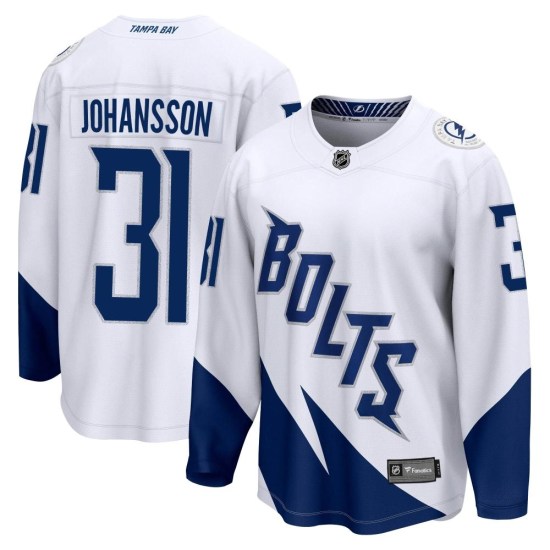 Jonas Johansson Tampa Bay Lightning Youth Breakaway 2022 Stadium Series Fanatics Branded Jersey - White