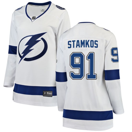 Steven Stamkos Tampa Bay Lightning Women's Breakaway Away Fanatics Branded Jersey - White