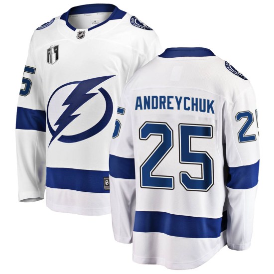 Dave Andreychuk Tampa Bay Lightning Youth Breakaway Away 2022 Stanley Cup Final Fanatics Branded Jersey - White