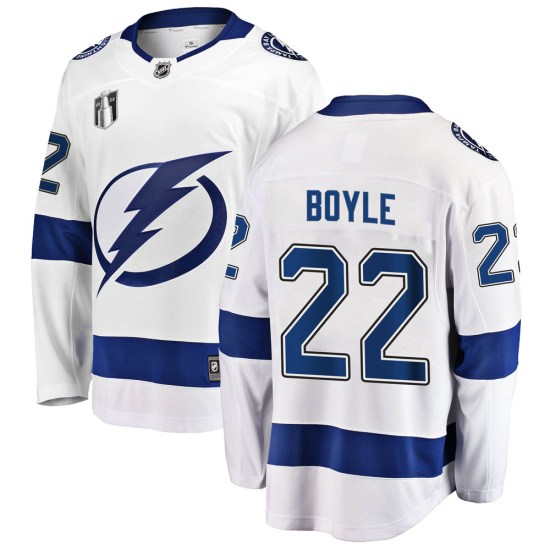 Dan Boyle Tampa Bay Lightning Youth Breakaway Away 2022 Stanley Cup Final Fanatics Branded Jersey - White