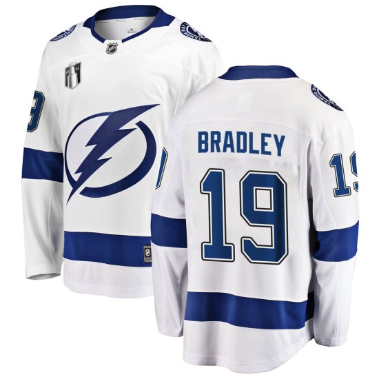 Brian Bradley Tampa Bay Lightning Youth Breakaway Away 2022 Stanley Cup Final Fanatics Branded Jersey - White