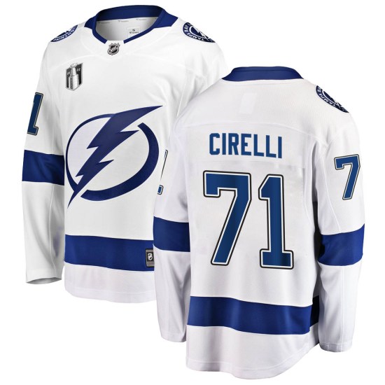 Anthony Cirelli Tampa Bay Lightning Youth Breakaway Away 2022 Stanley Cup Final Fanatics Branded Jersey - White