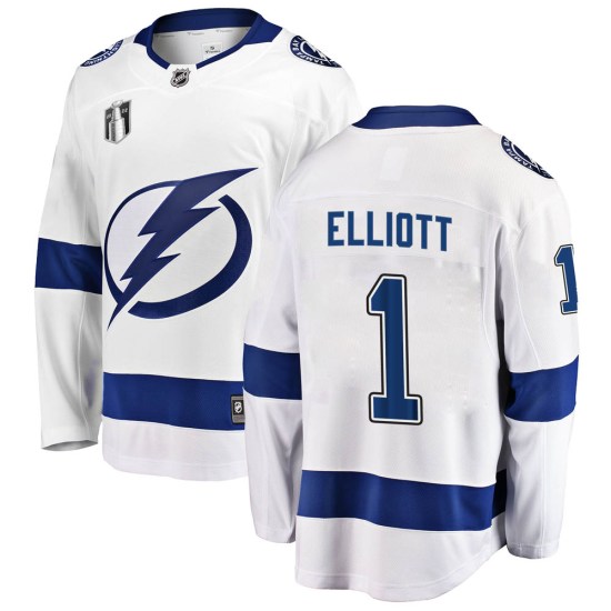 Brian Elliott Tampa Bay Lightning Youth Breakaway Away 2022 Stanley Cup Final Fanatics Branded Jersey - White