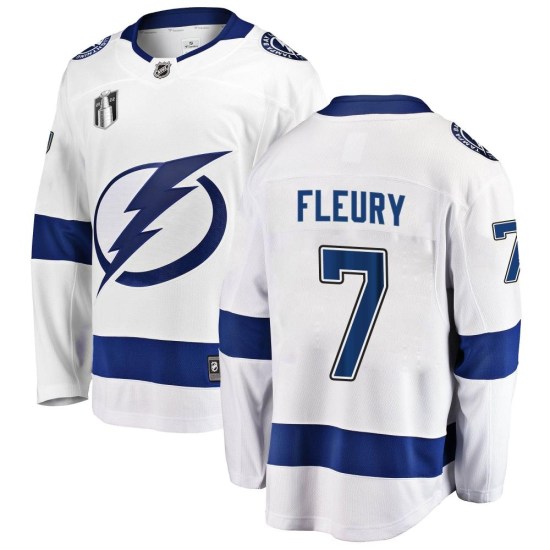 Haydn Fleury Tampa Bay Lightning Youth Breakaway Away 2022 Stanley Cup Final Fanatics Branded Jersey - White