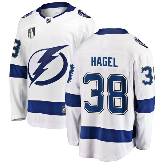 Brandon Hagel Tampa Bay Lightning Youth Breakaway Away 2022 Stanley Cup Final Fanatics Branded Jersey - White