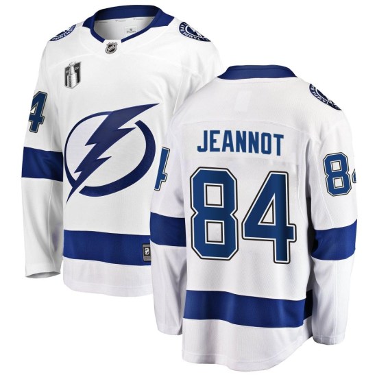 Tanner Jeannot Tampa Bay Lightning Youth Breakaway Away 2022 Stanley Cup Final Fanatics Branded Jersey - White