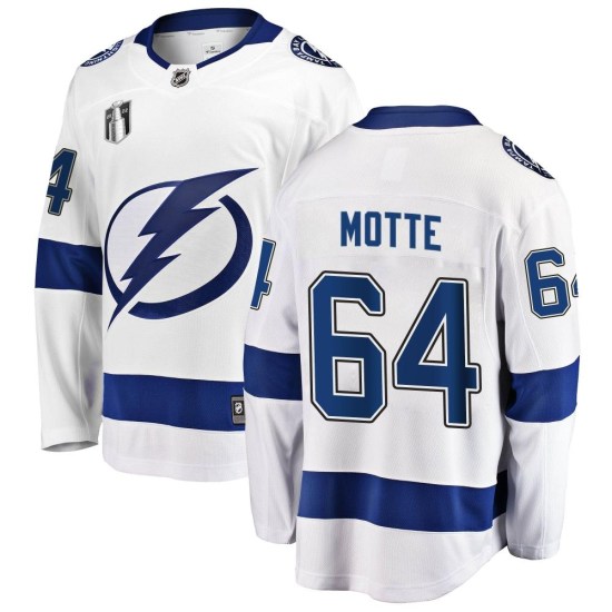 Tyler Motte Tampa Bay Lightning Youth Breakaway Away 2022 Stanley Cup Final Fanatics Branded Jersey - White