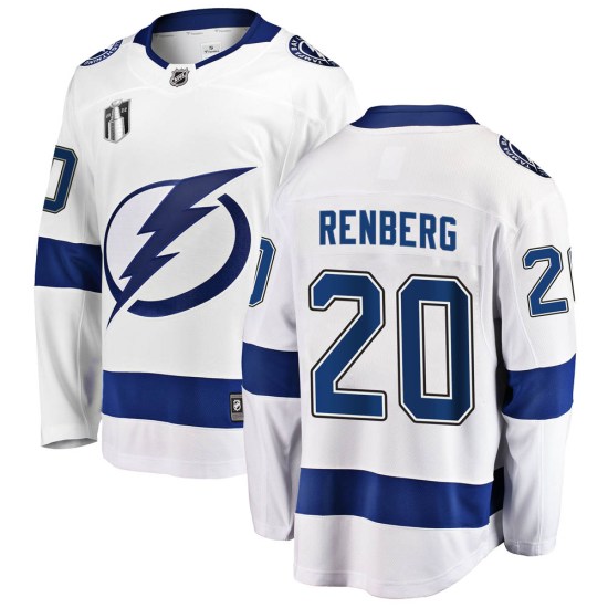 Mikael Renberg Tampa Bay Lightning Youth Breakaway Away 2022 Stanley Cup Final Fanatics Branded Jersey - White