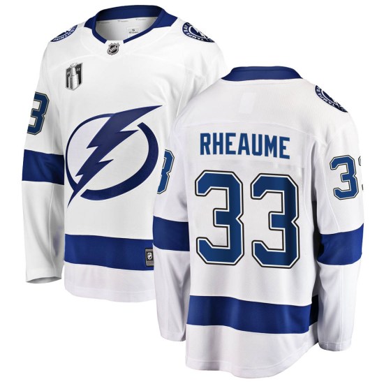 Manon Rheaume Tampa Bay Lightning Youth Breakaway Away 2022 Stanley Cup Final Fanatics Branded Jersey - White