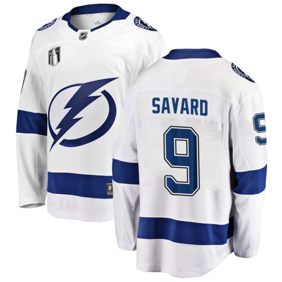 Denis Savard Tampa Bay Lightning Youth Breakaway Away 2022 Stanley Cup Final Fanatics Branded Jersey - White