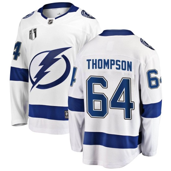 Jack Thompson Tampa Bay Lightning Youth Breakaway Away 2022 Stanley Cup Final Fanatics Branded Jersey - White